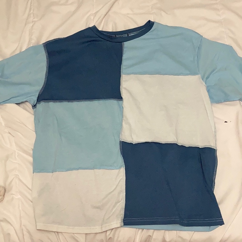 Blue tee